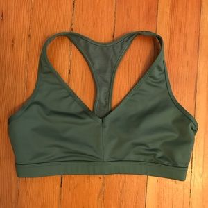 victoria secret emerald green sports bra sz M